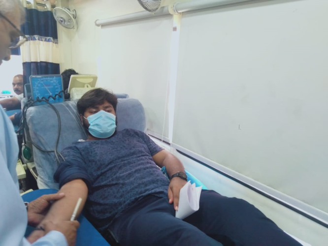 Health and Blood Donation Camp